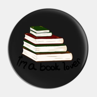 i am a book lover Pin