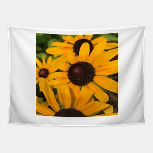 Summer Floral Black Eyed Susan Happy Daisy Retro Flowers Tapestry