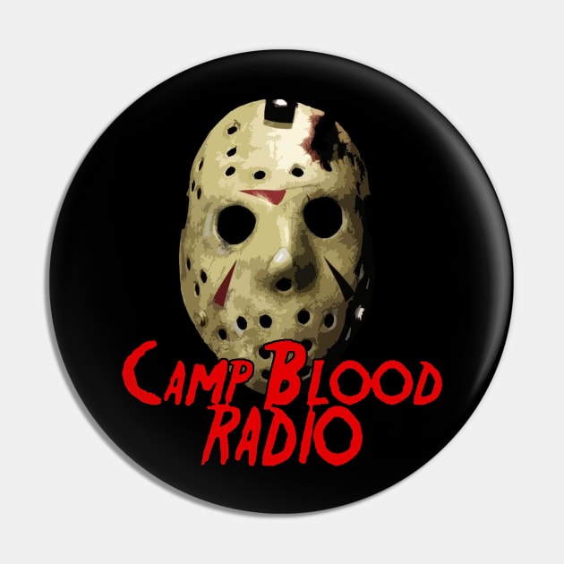 Camp Blood Radio Friday the 13th Pin by Camp Blood Radio