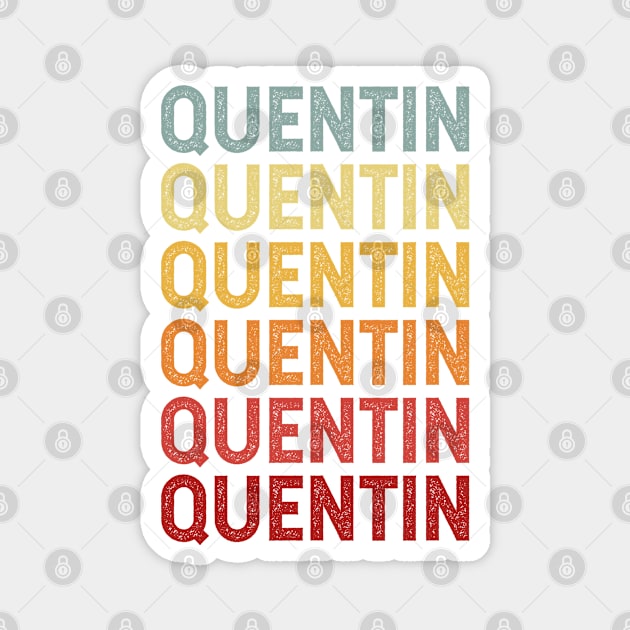 Quentin Name Vintage Retro Gift Named Quentin Magnet by CoolDesignsDz