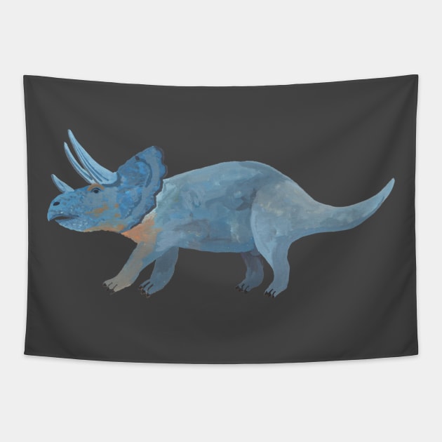 Dinosaur - triceratops Tapestry by Das Brooklyn