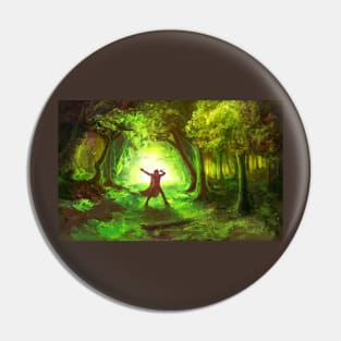 Beautiful Celtic Forest Pin