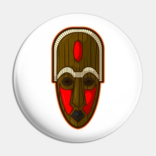 Ancient african aboriginal mask design Pin