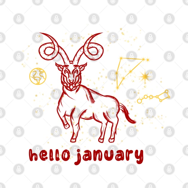 Character Design - Hello January! by Akmal Alif 