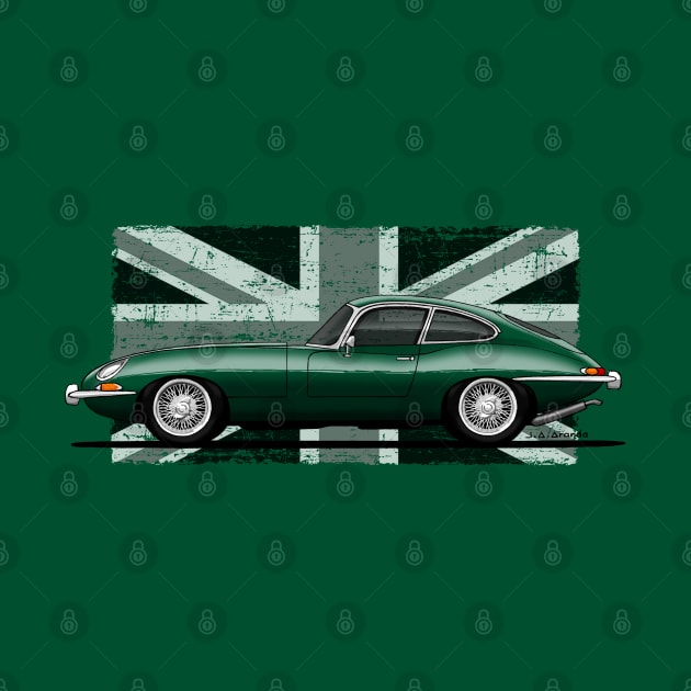 The iconic classic british car. The most beautiful car ever! by jaagdesign