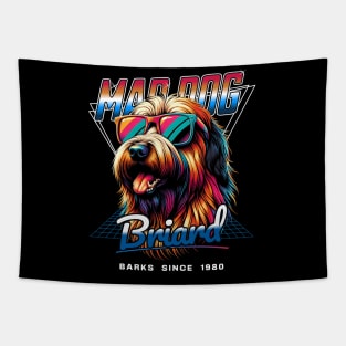 Mad Dog Briard Dog Tapestry