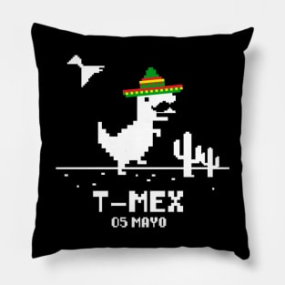 T-Mex cinco de mayo  no internet Pillow