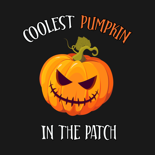 Funny Halloween Coolest Pumpkin in the Patch by star trek fanart and more