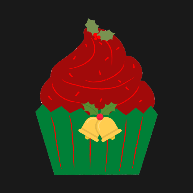 Christmas cupcake - Festive by LukjanovArt