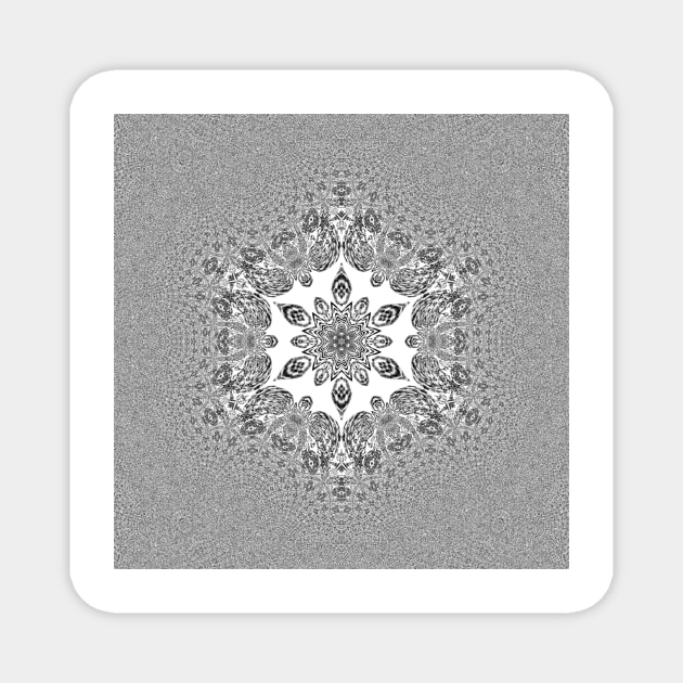 Star Quilt Graphic Farmhouse Magnet by Moon Art