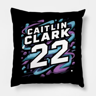caitlin clark 22 Pillow