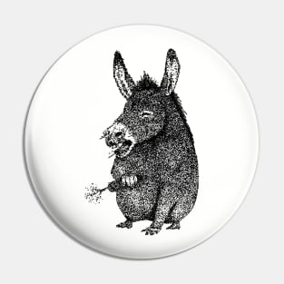 Donkey-hamster hybrid Pin