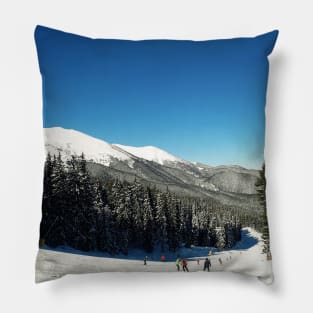 ski slope Pillow