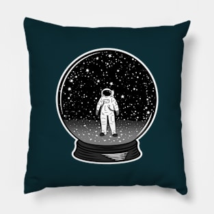 Raining stars globe Pillow