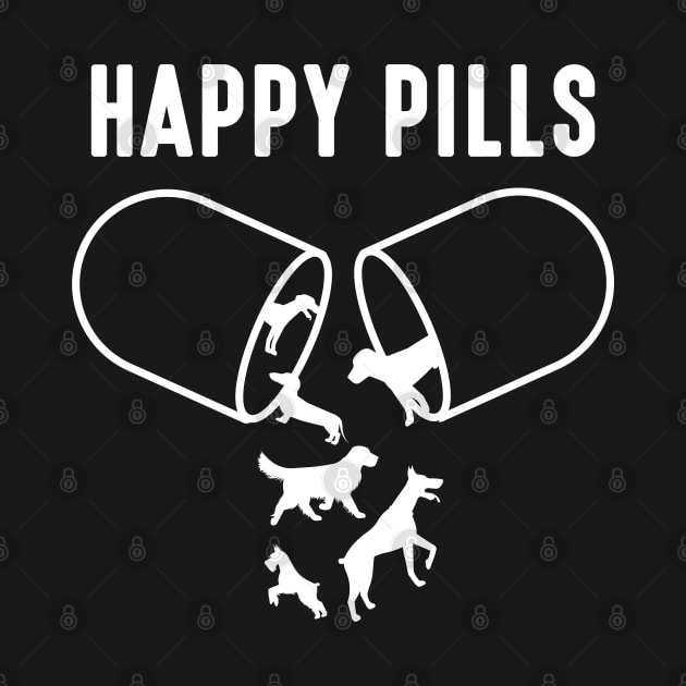 Happy Pills Dogs by LuckyFoxDesigns