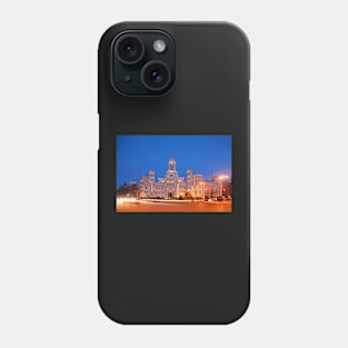 Palacio de Cibeles or Palacio de Comunicaciones, Plaza de Cibeles, Madrid, Spain, Europe Phone Case