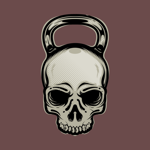 Skull dumbell by Gientescape