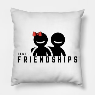 best friendships man / women Pillow