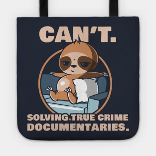 Murderino Solving True Crime Documentaries Funny Tote