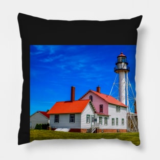 “Whitefish Point Lighthouse” Pillow