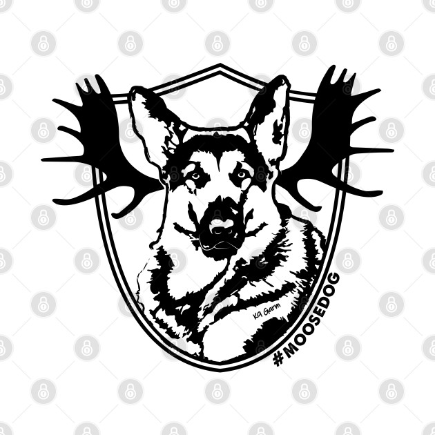 Simply Moosedog (single sided print) by Moosedog