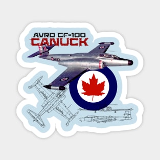 Canadian Avro CF-100 Canuck (light) Magnet