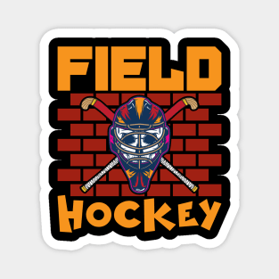 Field Hockey Magnet