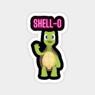 SHELL-O Turtle Magnet