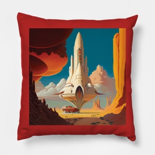 Alien Spacecraft Pillow