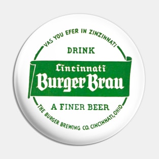 Cincinnati Burger Brau Beer Pin