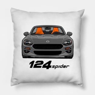 Fiat 124 Spider - Grey Pillow