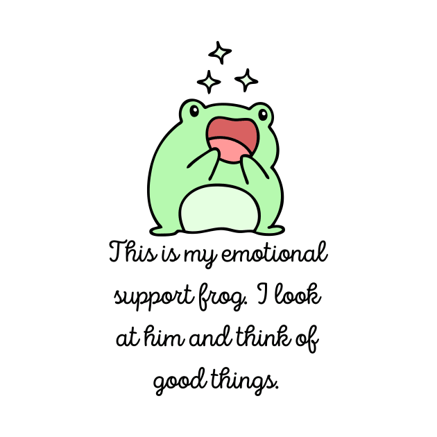 Emotional Support frog by Ingridpd