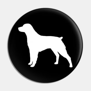 Brittany Spaniel Silhouette Pin