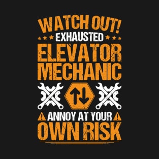 Elevator Mechanic Elevator Installer T-Shirt