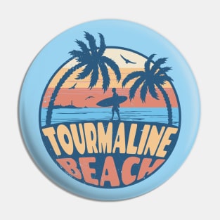 Vintage Surfing Tourmaline Beach, California // Retro Summer Vibes // Grunge Surfer Sunset Pin