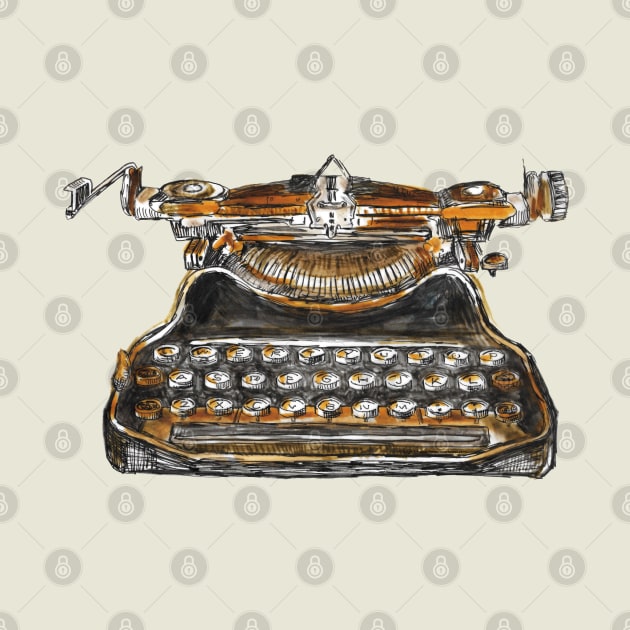Vintage Typewriter - Vintage Objects - Gifts for writers - 2. by FanitsaArt