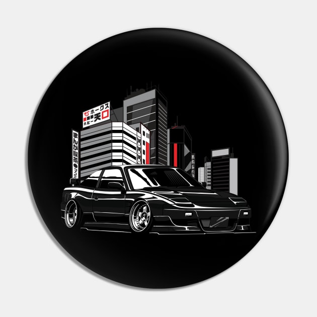Nissan 240sx Black Pin by JDMAPEX