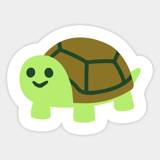 Happy Baby Turtle Emoticon Turtle Aufkleber Teepublic De