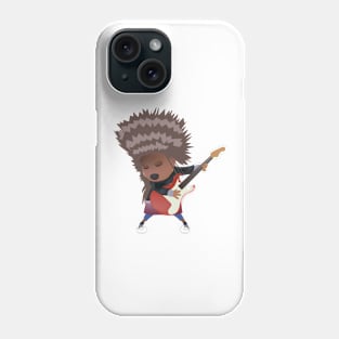 porcupine rocker chick Phone Case