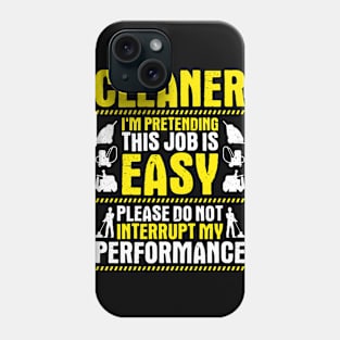 Cleaner Cleaning Operative Building Cleaner Phone Case