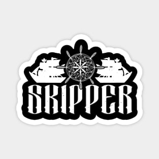 Skipper Sailor Captain Sailing Ship Crew Magnet