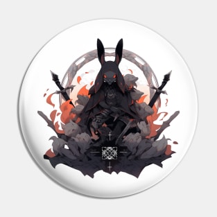 Black Rabbit Priest Pin