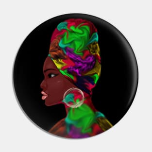 Essence of Woman Strength of Black Women Pin