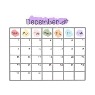 December 2024 Calendar T-Shirt