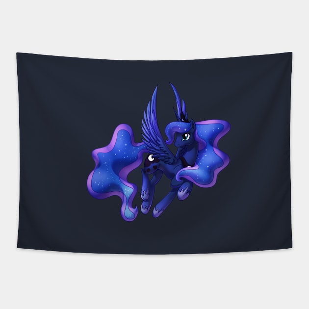 Night dance - Luna Tapestry by ShinePaw