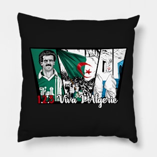 1 2 3 long live Algeria Pillow