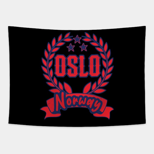 Oslo Norway Tapestry by HUNTINGisLIFE