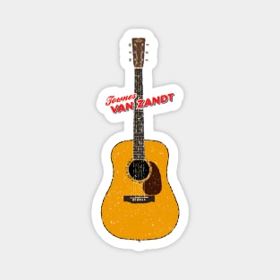 Townes Van Zandt Martin D-35 Acoustic Guitar Magnet