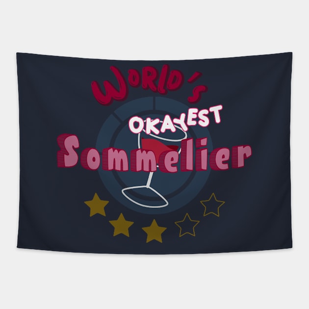 Worlds Okayest Sommelier Tapestry by MisconceivedFantasy