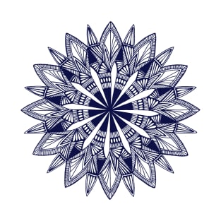 Mandala (blue) T-Shirt